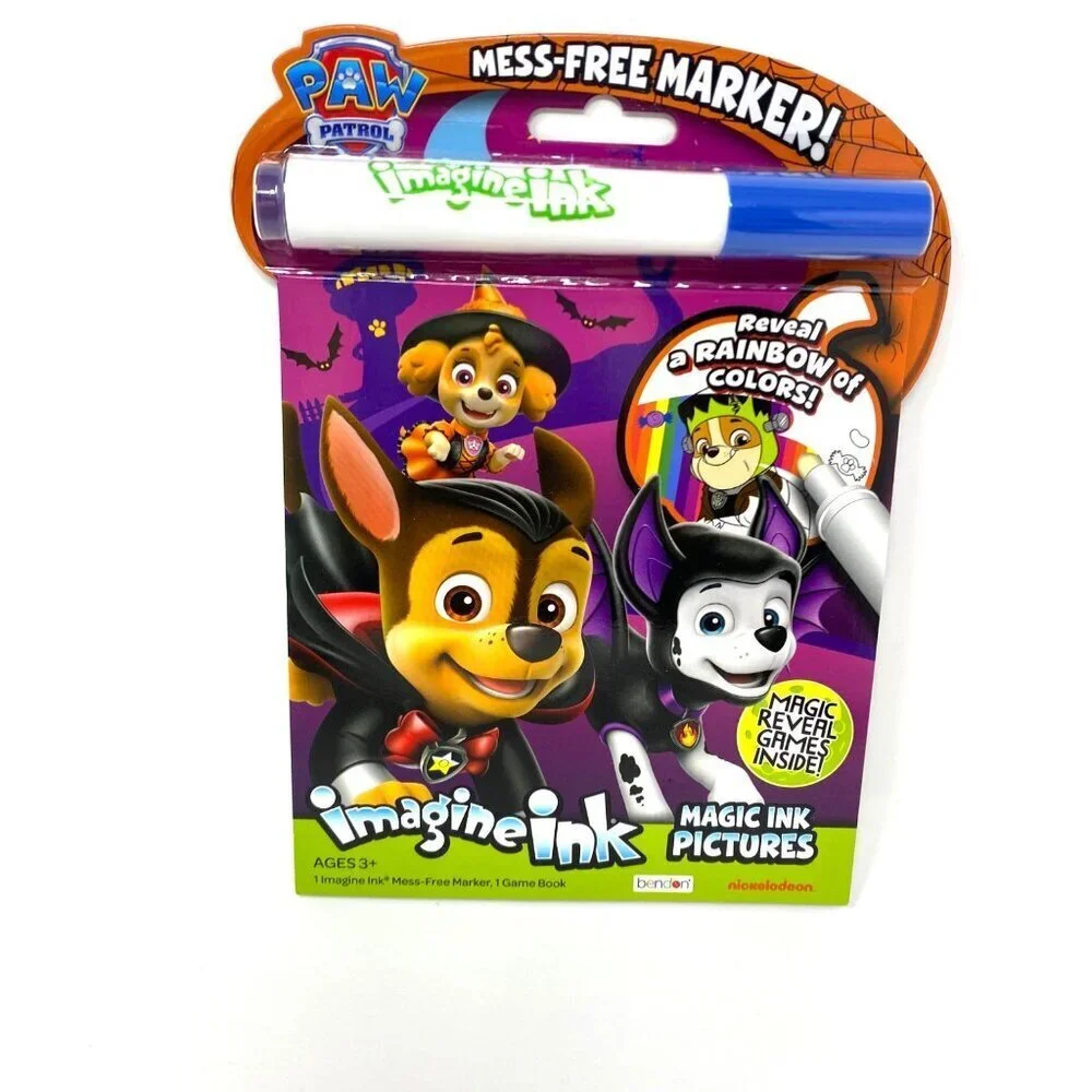 PAW Patrol Halloween Imagine Ink Book Mess Free Activity Book Travel